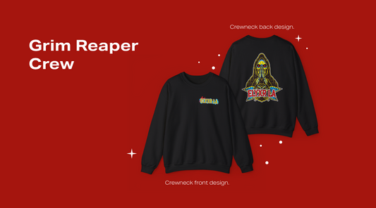 Embrace the Darkness in Style: The Grim Reaper Crewneck