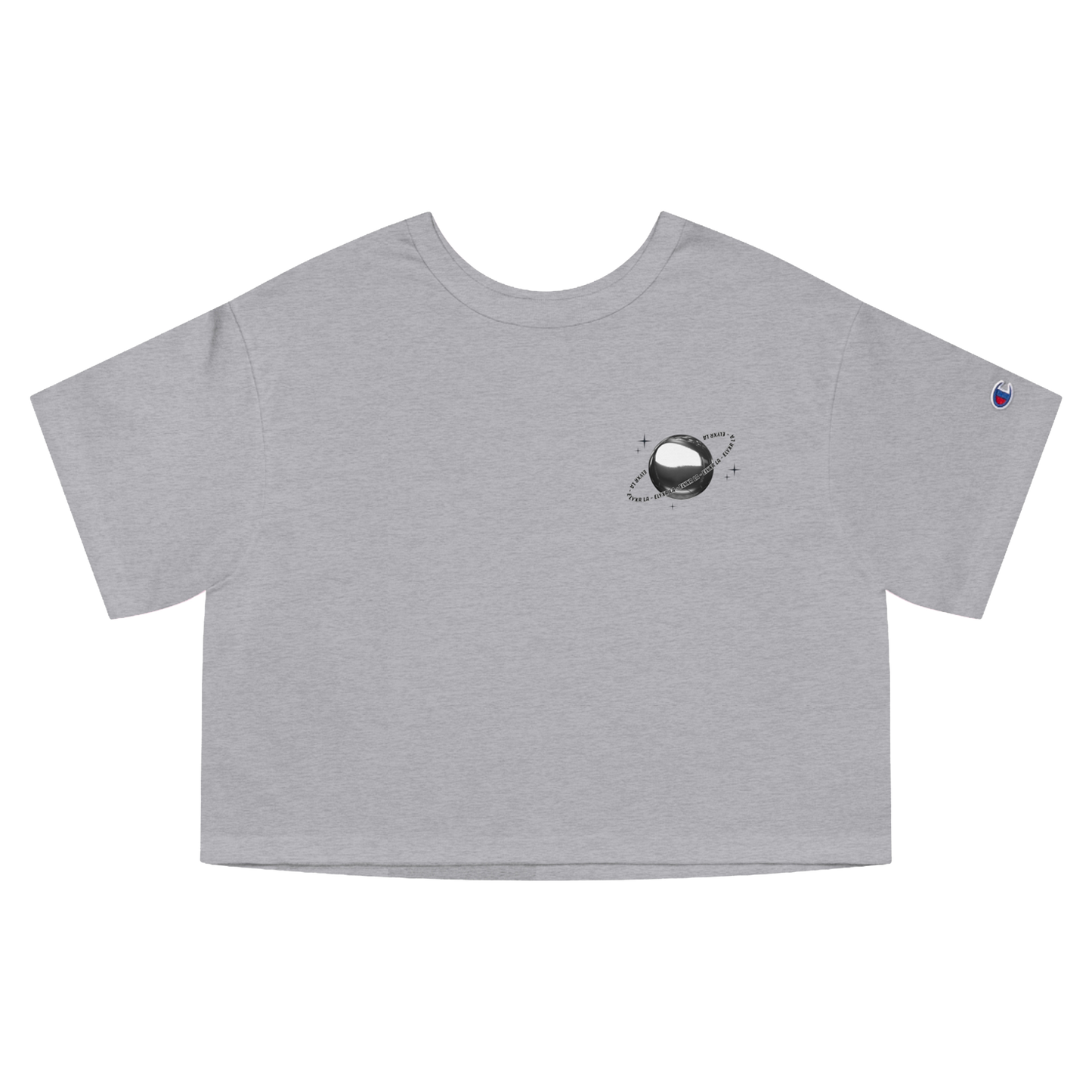 Chrome Planet Cropped T-Shirt