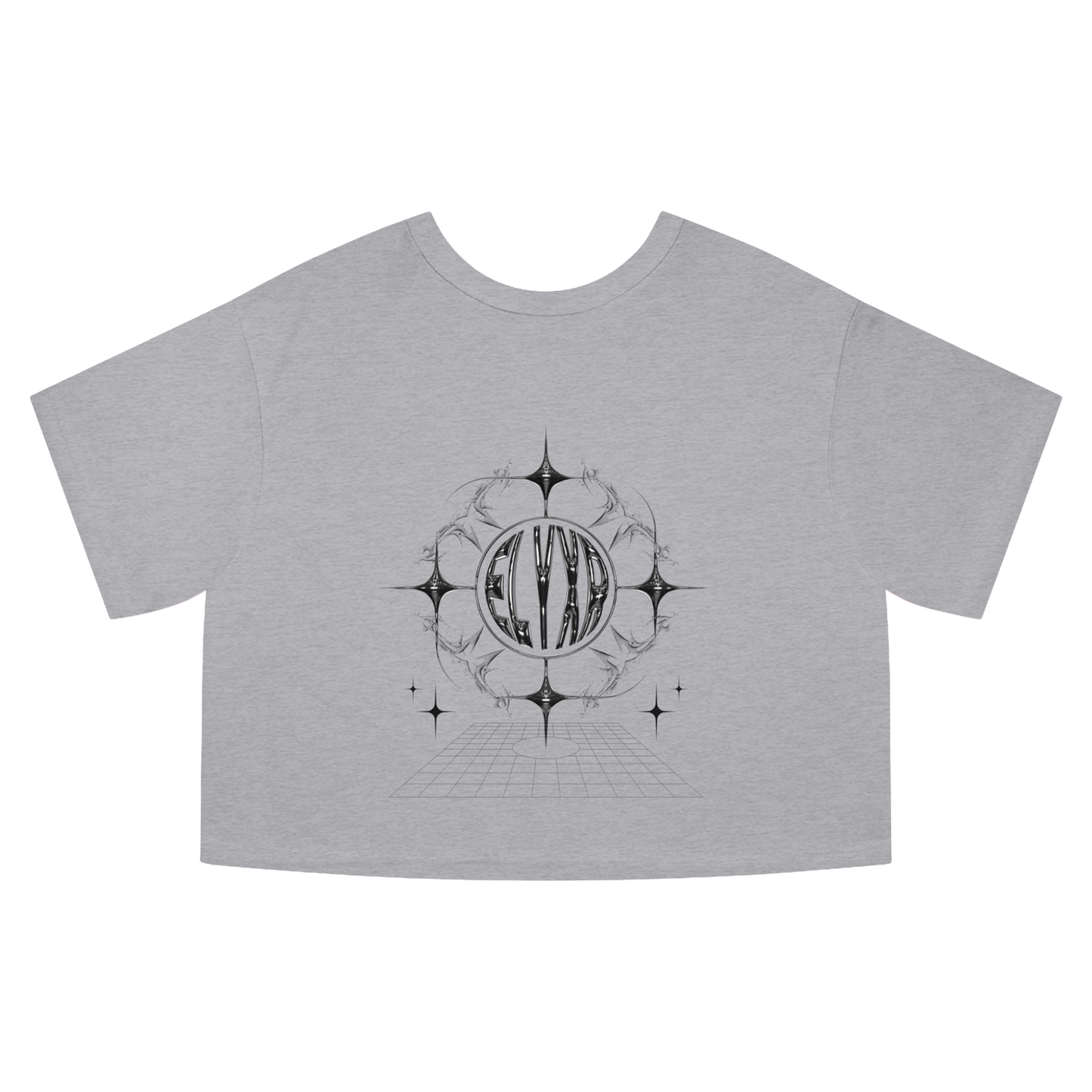 Chrome Planet Cropped T-Shirt